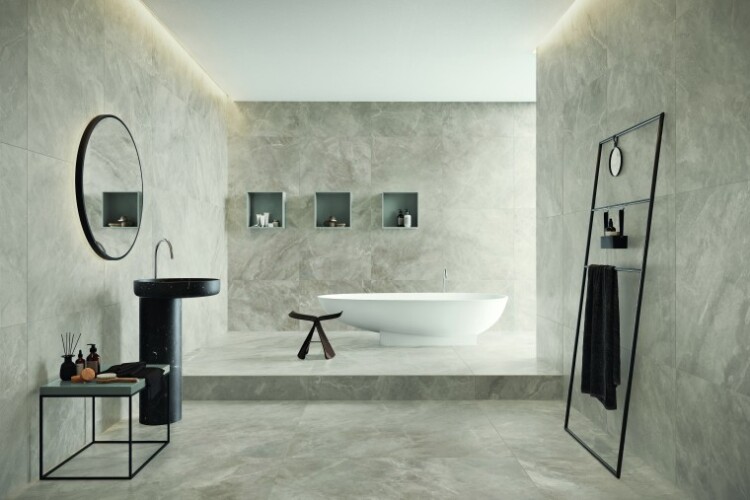 Individuell gefliestes Badezimmer für Individualisten