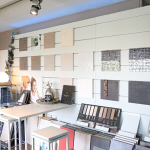 Ausgestellte Beispiele der Firma Fliesen-Sepp GmbH & Co. KG in Bad Grönenbach